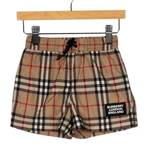 Boys' Nova Check Swim Trunks